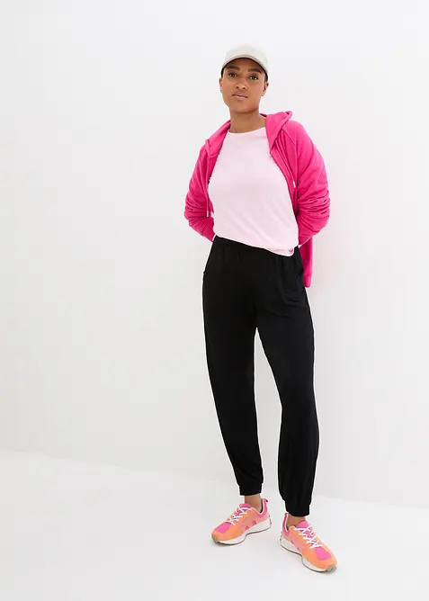 Žerzejové kalhoty z jemné viskózy, bonprix