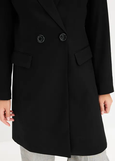 Dlouh&yacute; blejzr s v&yacute;střihem do V, dlouh&yacute; ruk&aacute;v, bonprix