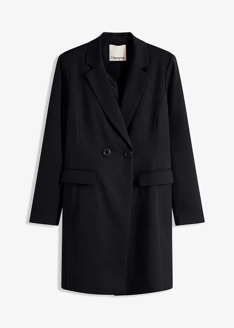 Dlouh&yacute; blejzr s v&yacute;střihem do V, dlouh&yacute; ruk&aacute;v, bonprix