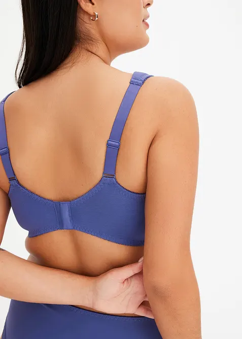 Bezešvá nevyztužená podprsenka s kosticemi a s organickou bavlnou (2 ks v balení), bonprix