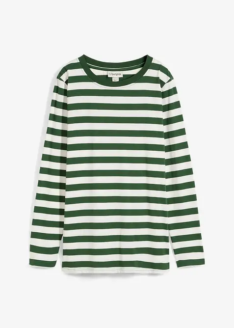 Pruhované triko z čisté organické bavlny, bonprix