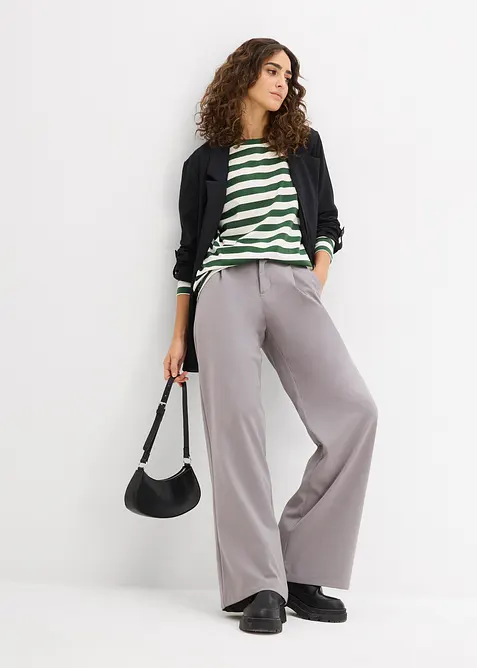 Pruhované triko z čisté organické bavlny, bonprix