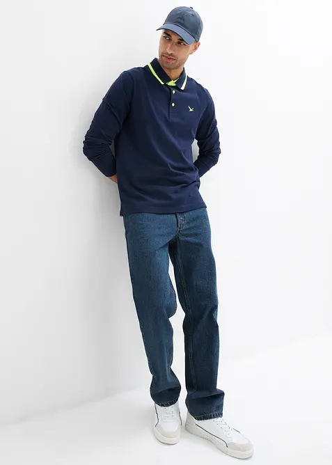 Triko polo z pik&eacute; z čist&eacute; organick&eacute; bavlny, bonprix