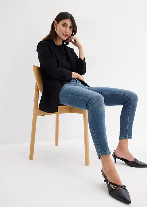 Strečové Skinny džíny, Mid Waist, bonprix