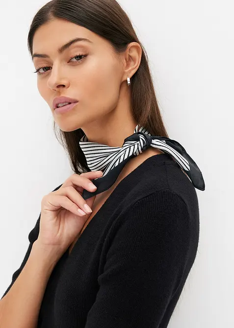 Pruhovan&yacute; &scaron;&aacute;tek z materi&aacute;lu nicky, bonprix