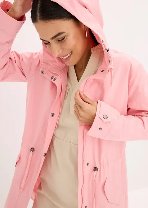 Dlouhá parka s kapucí, bonprix