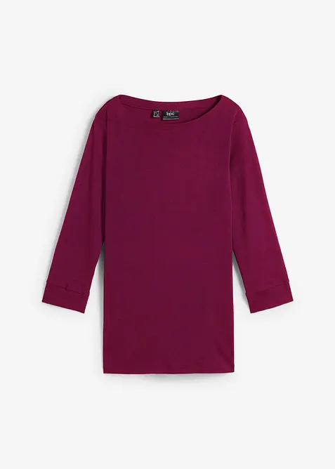 Triko s dlouhým rukávem, z čisté organické bavlny, bonprix