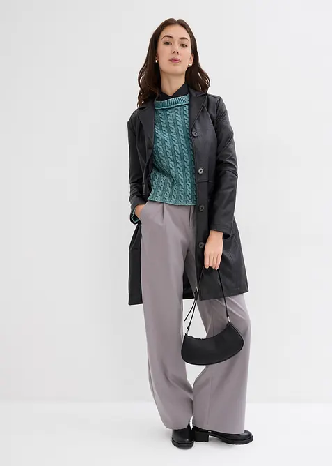 Oversize svetr z čisté bavlny, bonprix