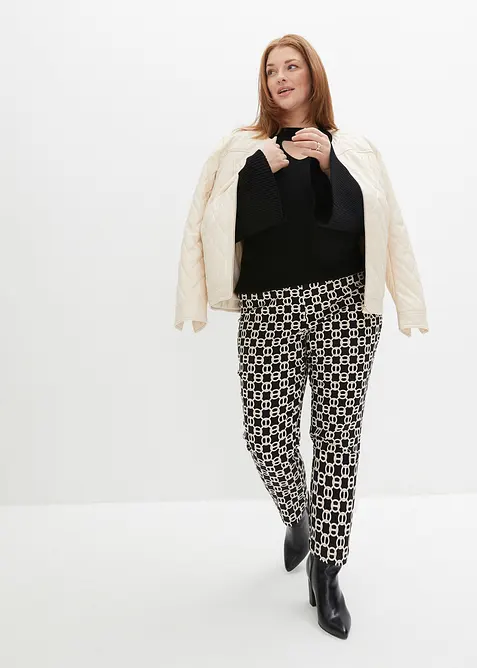 Strečov&eacute; kalhoty z bengal&iacute;nu, bonprix