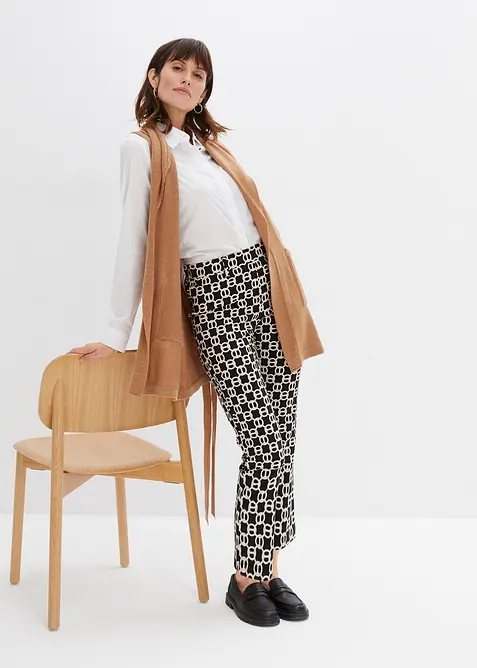 Strečové kalhoty z bengalínu, bonprix