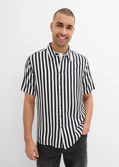 Košile s krátkým rukávem, z měkké viskózy, bonprix