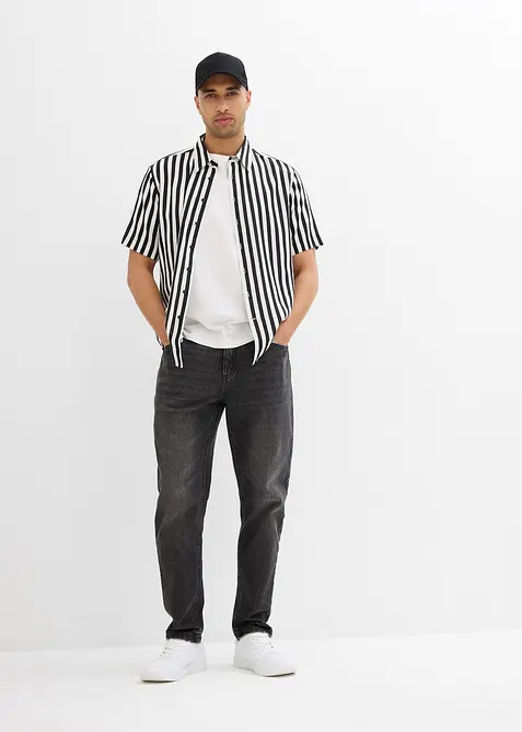 Košile s krátkým rukávem, z měkké viskózy, bonprix