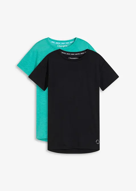 Funkční tričko (2 ks v balení), rychleschnoucí, bonprix