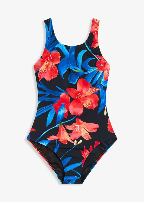 Stahovací jednodílné plavky, střední tvarující efekt, bonprix