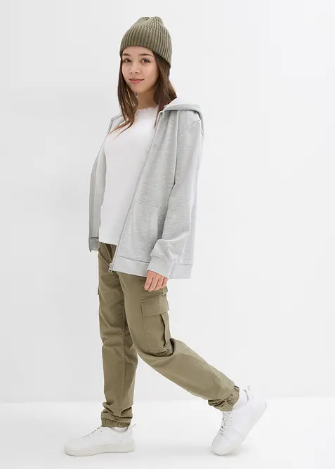 Cargo kalhoty s našitými kapsami, bonprix