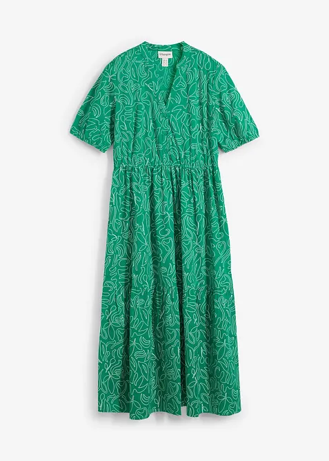 &Scaron;irok&eacute; midi &scaron;aty z čist&eacute; bavlny, bonprix