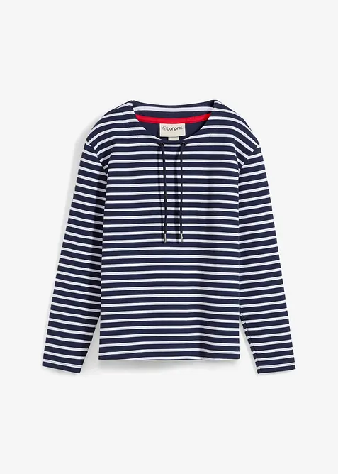 Mikina ze strukturovaného materiálu, bonprix