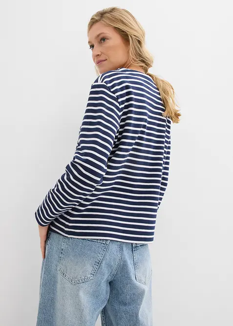 Mikina ze strukturovaného materiálu, bonprix