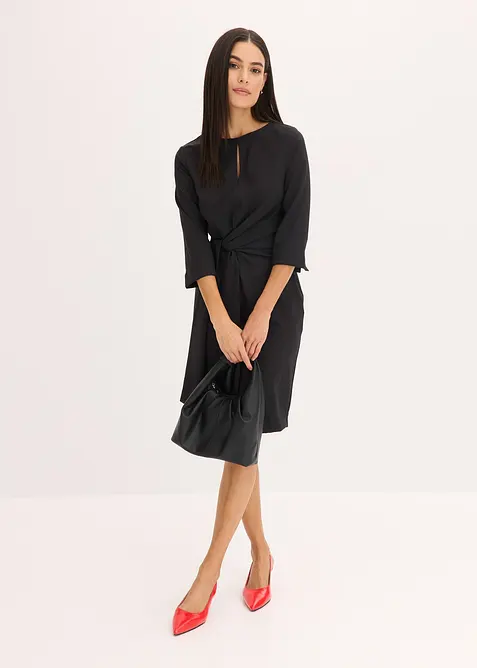 Šaty se zavazovacím detailem, bonprix