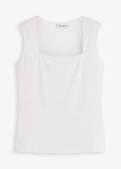 Top s hranatým výstřihem, bonprix