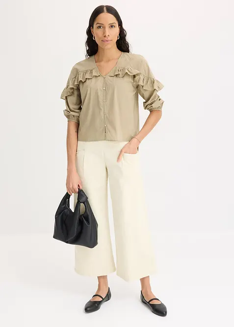 Lehká halenka s volány, bonprix