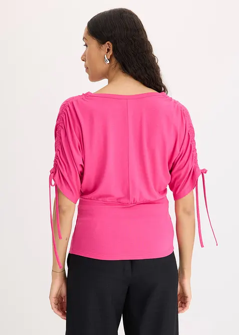 Triko s knofl&iacute;kovou li&scaron;tou, bonprix