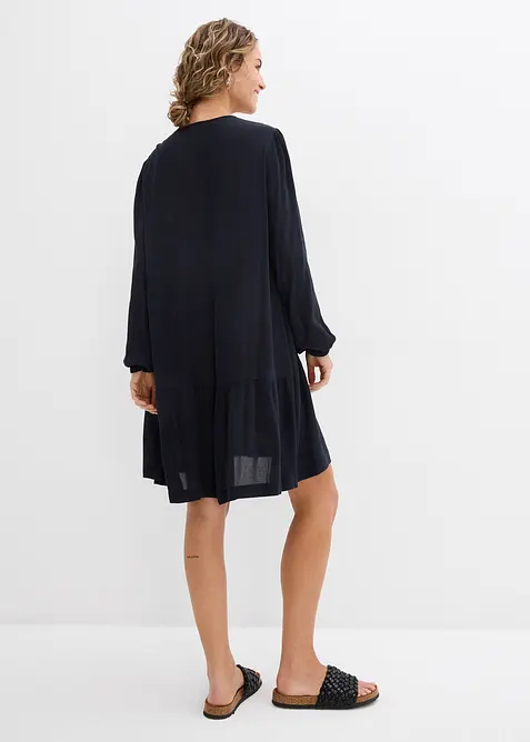 Tunikové šaty ze splývavé viskózy, bonprix
