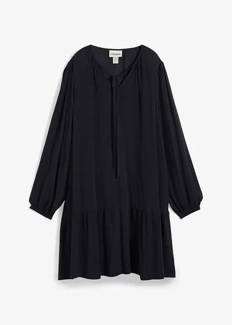 Tunikové šaty ze splývavé viskózy, bonprix