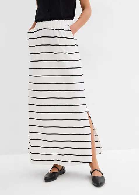 Dlouhá sukně z čisté organické bavlny, bonprix