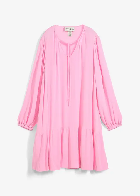 Tunikové šaty ze splývavé viskózy, bonprix