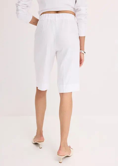 Bermudy ze lněné směsi, bonprix