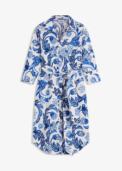 Košilové šaty z bavlněné směsi, bonprix