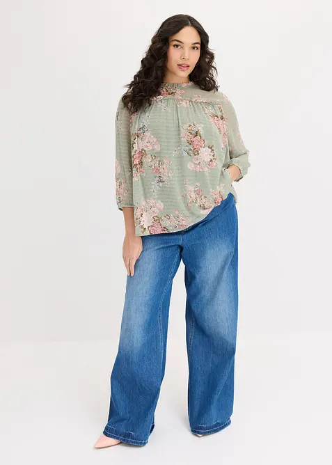 poti&scaron;těn&aacute; &scaron;ifonov&aacute; tunika, bonprix