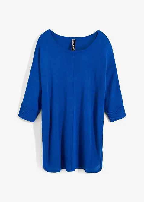 Svetr z jemné pleteniny, s 3/4 rukávem, bonprix