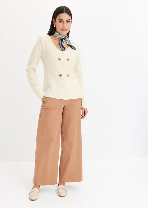 Pleten&yacute; blejzr, bonprix