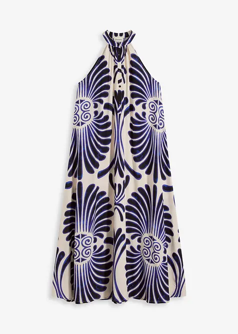 Široké dlouhé šaty ze splývavé viskózy, bonprix