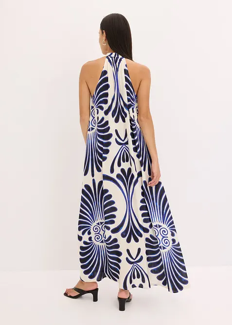 Široké dlouhé šaty ze splývavé viskózy, bonprix