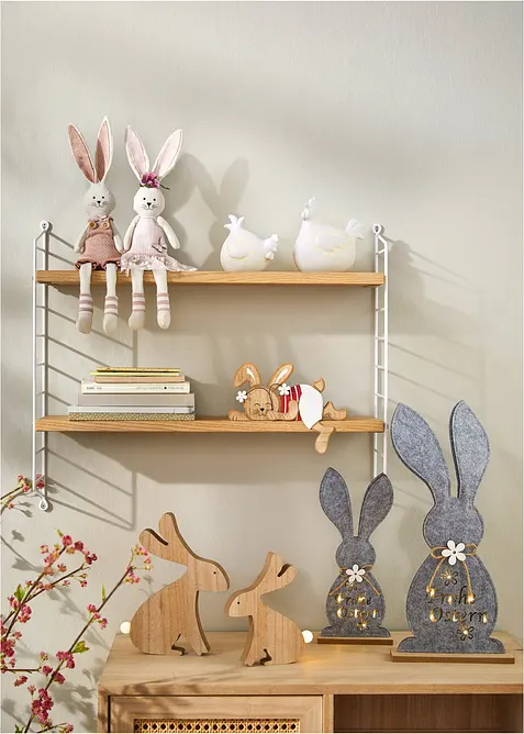 Dekorativn&iacute; figurka zajiček (2 ks), bonprix