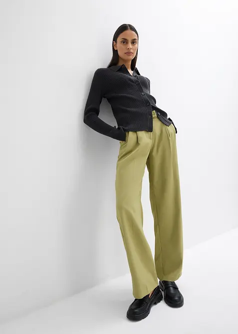 Kabátek z jemné pleteniny z viskózové směsi, bonprix