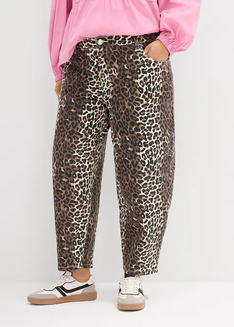 Keprov&eacute; kalhoty z&nbsp;bavlny se strečem, bonprix