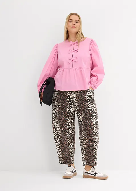 Keprov&eacute; kalhoty z&nbsp;bavlny se strečem, bonprix