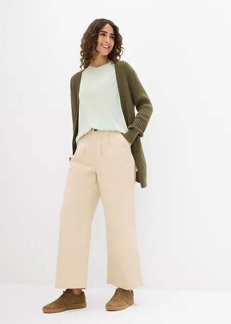 Dlouhé tričko z měkké viskózy, bonprix