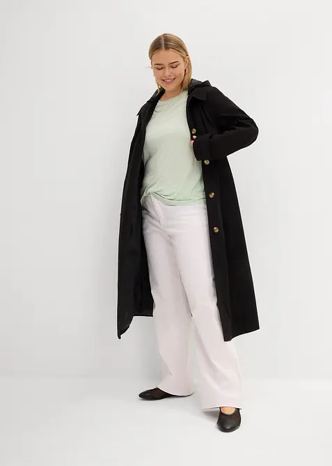 Dlouhé tričko z měkké viskózy, bonprix