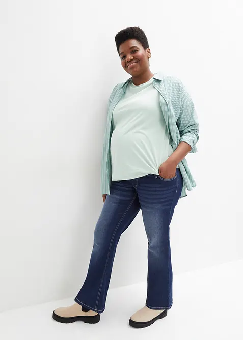 Těhotensk&eacute;/kojic&iacute; tričko z organick&eacute; bavlny (2 ks v balen&iacute;), bonprix