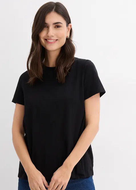 Těhotenské/kojicí tričko z organické bavlny (2 ks v balení), bonprix