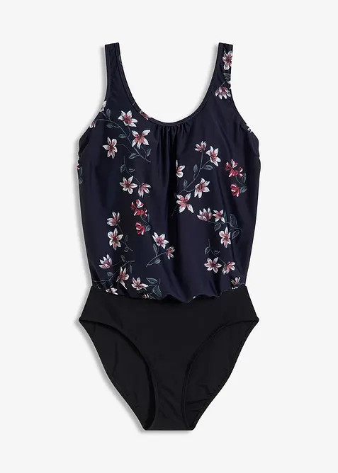 Jednodílné plavky s balónovým tvarem, bonprix