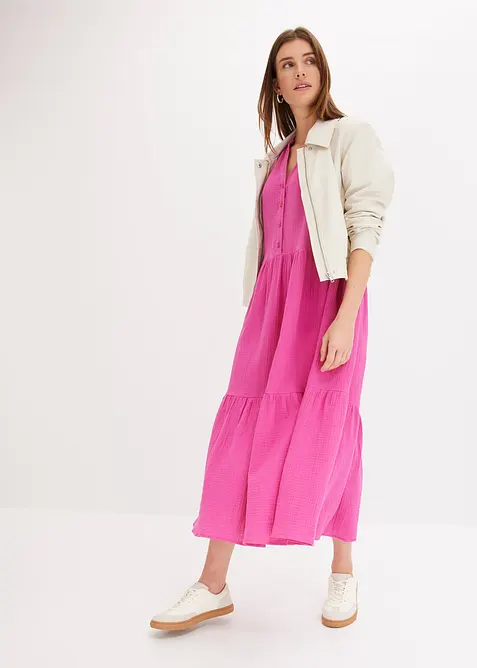 Dlouh&eacute; &scaron;aty z měkk&eacute;ho mu&scaron;el&iacute;nu, bonprix