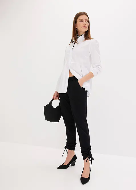 Dlouh&aacute; halenka s nařasen&iacute;m, bonprix