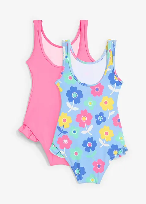 Jednodílné plavky (2 ks v balení), bonprix