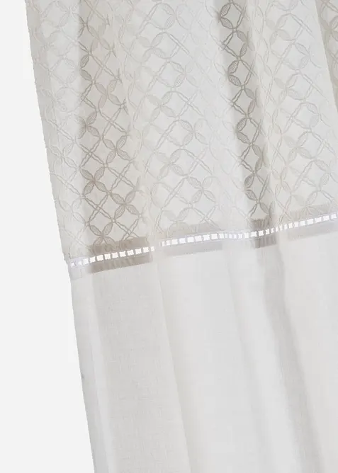 Závěs s výšivkou, organická bavlna (1 ks v balení), bonprix